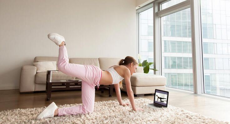 Physical exercises will help to avoid the development of osteochondrosis and neck pain